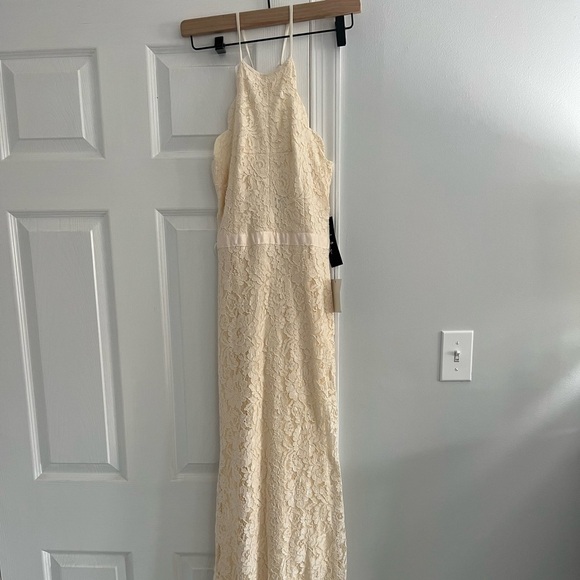Off White Trumpet Lulu’s Long Dress - Picture 7 of 7
